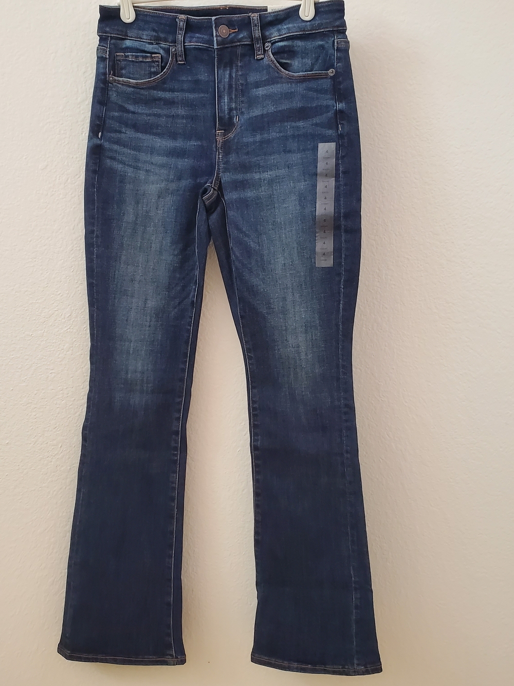 NWT American Eagle Next Level Stretch High Rise Skinny Kick Jeans Size 4 Short 2